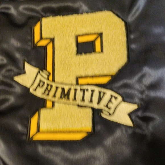 Primitive Men's Navy and Gold Varsity Jacket